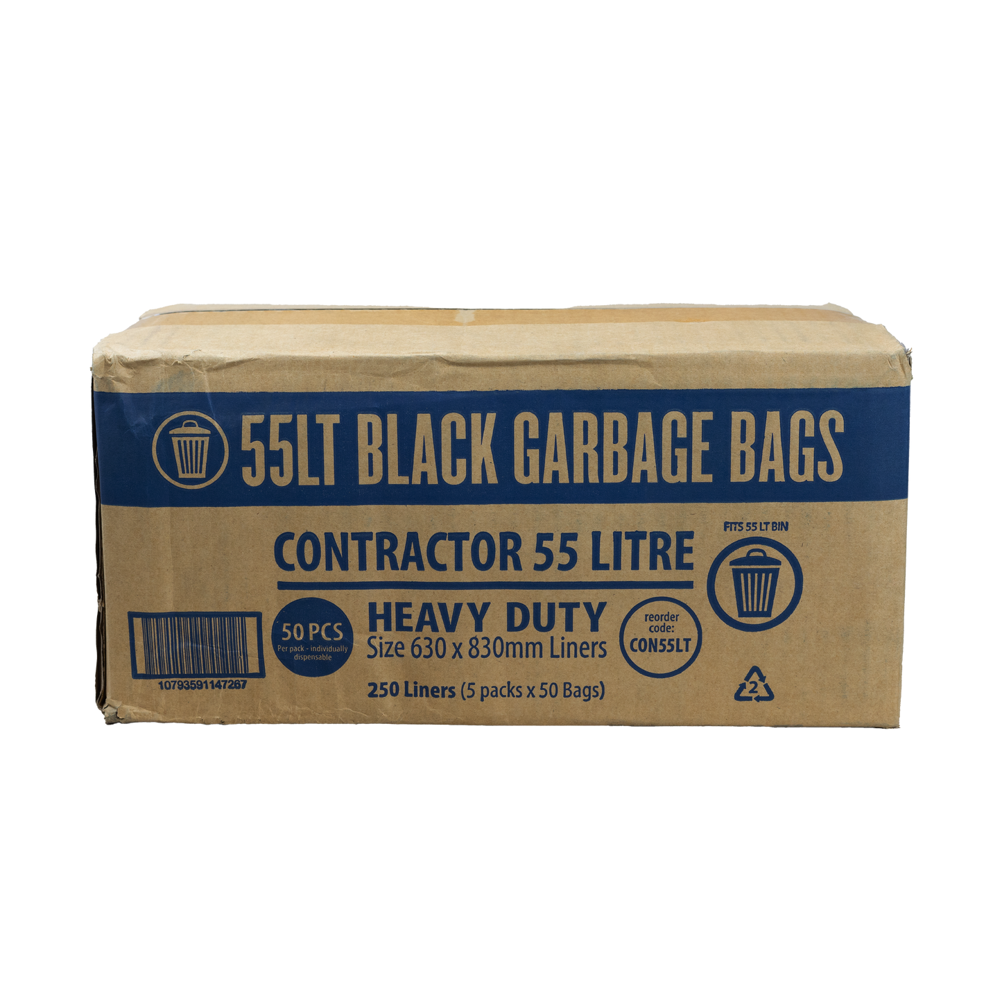 55LTR GARBAGE BAGS (CTN 250)