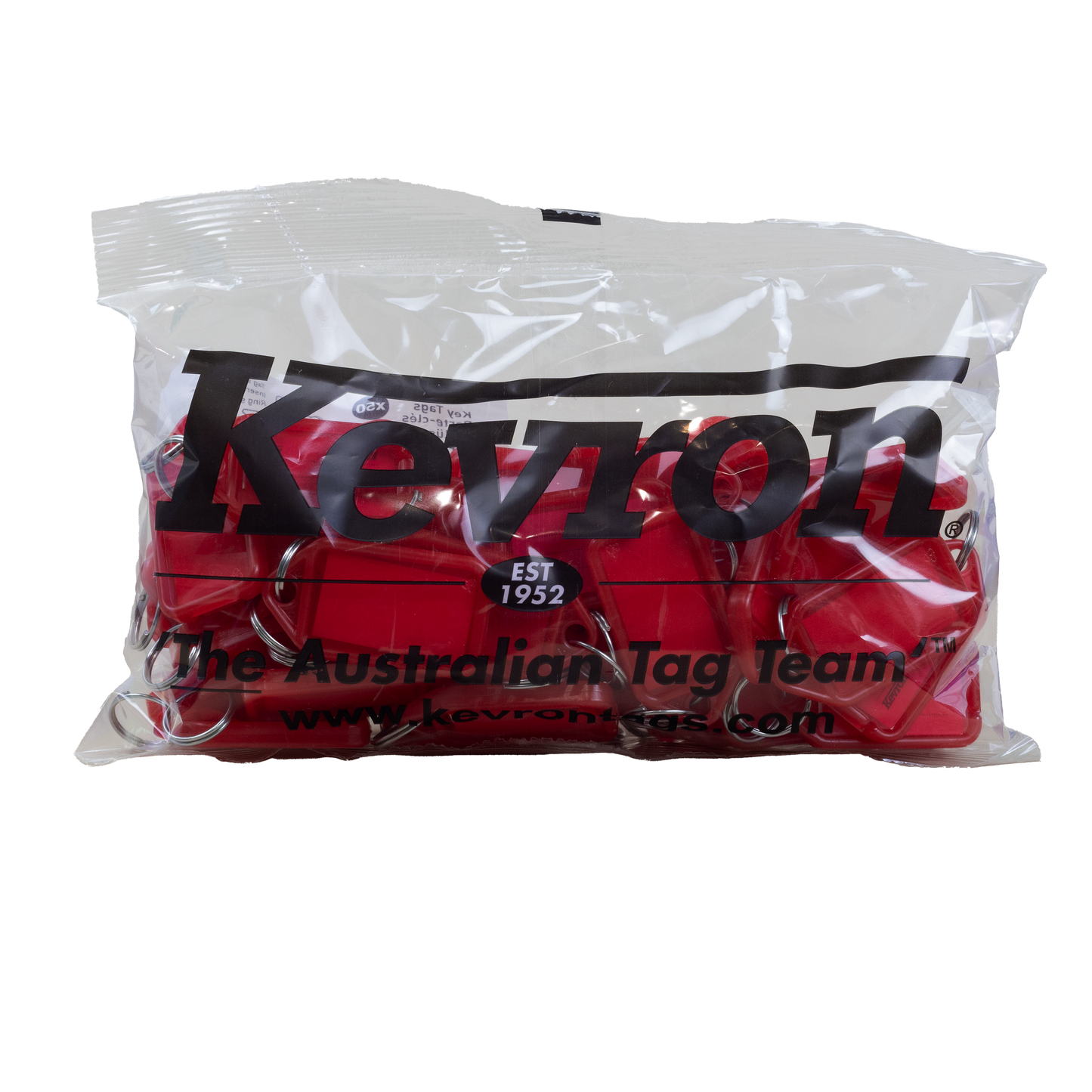 Key Tag Bag Red