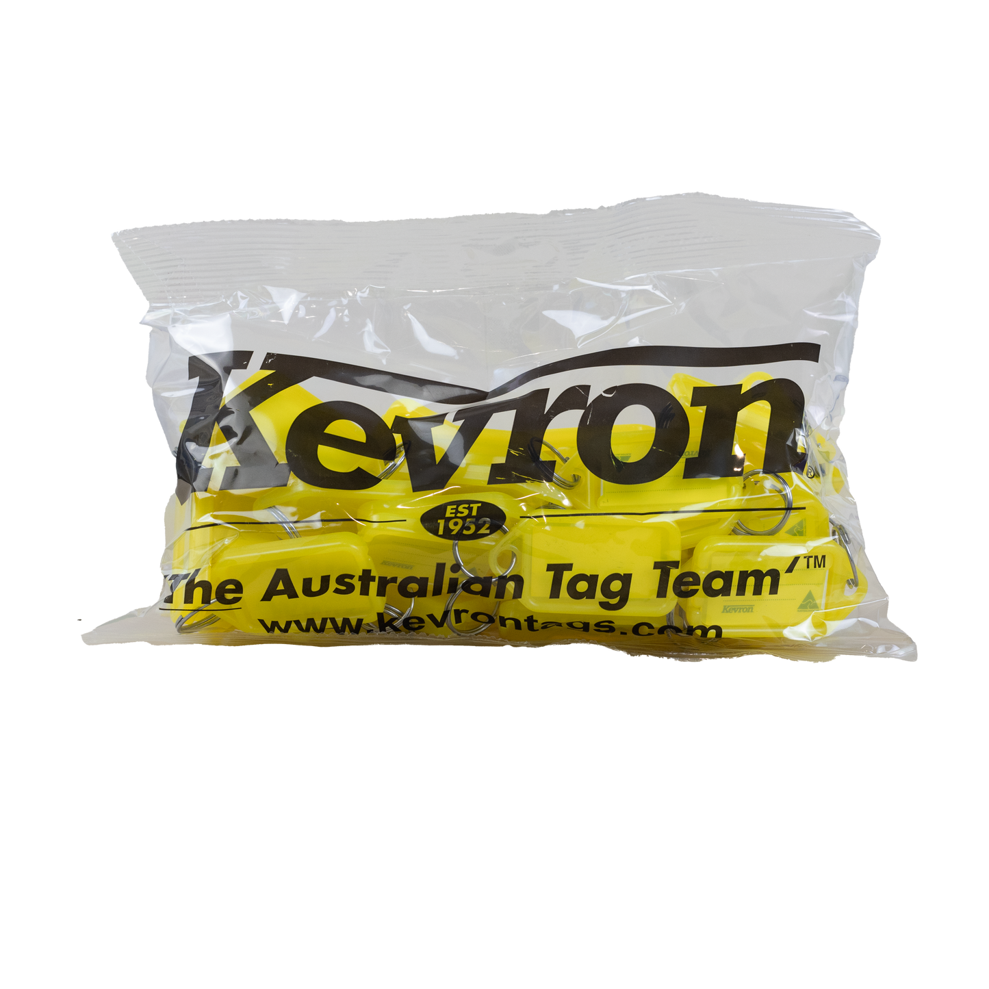 Key Tag Bag Yellow