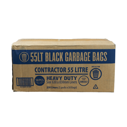 55LTR GARBAGE BAGS (CTN 250)