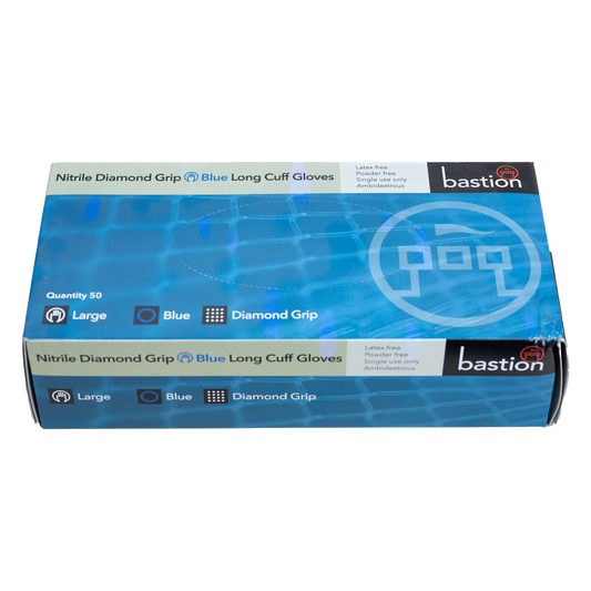 LARGE BLUE DIAMOND HIGH RISK NITRILE CARTON