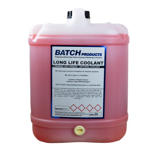 BATCH LONG LIFE ORGANIC ORANGE COOLANT