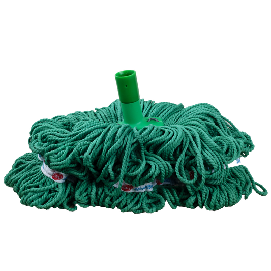 MICROFIBRE HEAVY DUTY GREEN ENDURO FLOOR MOP HEAD
