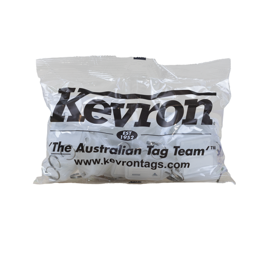 Key Tag Bag White