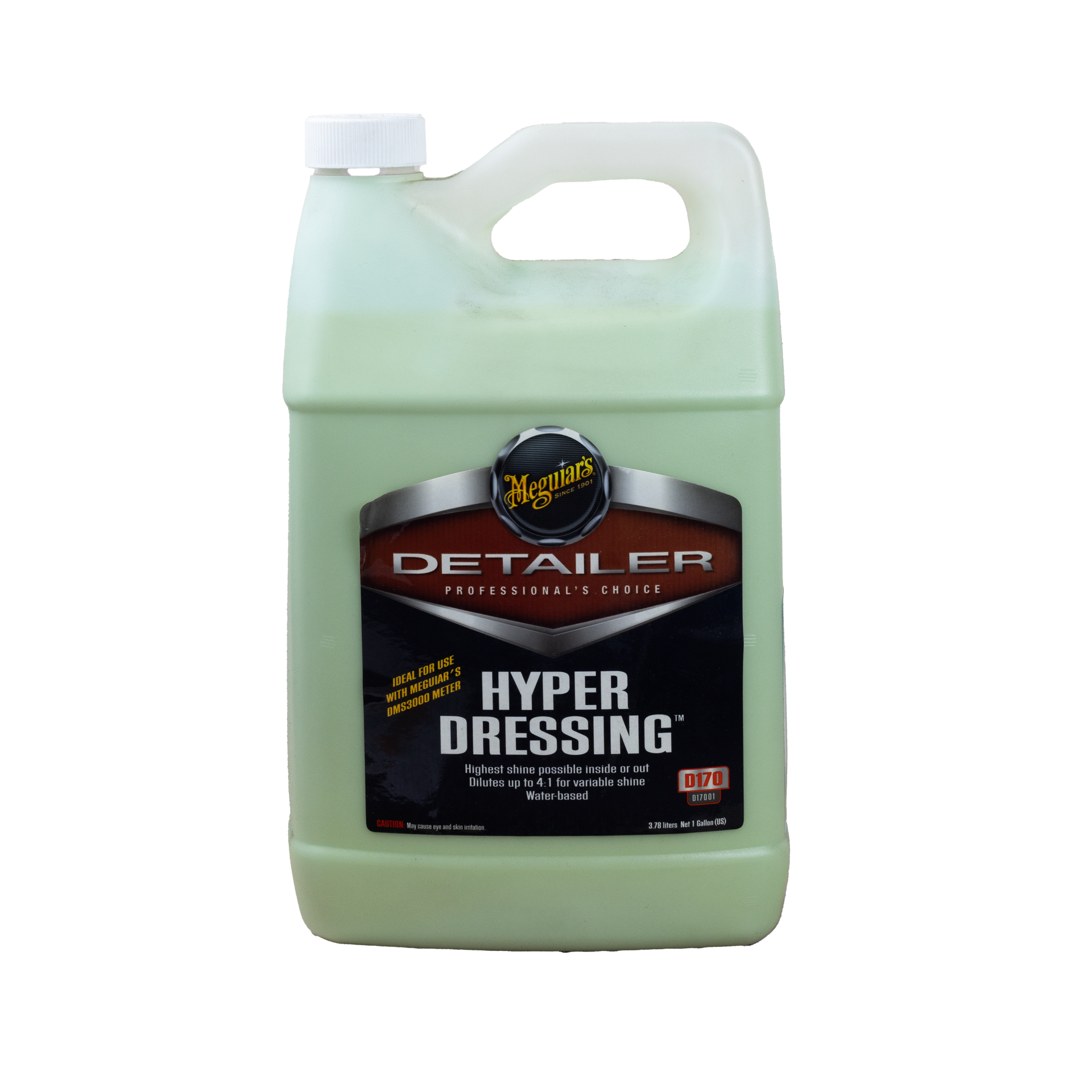 meguiars hyper dressing Meguiar's D17001 Detail Solution for Car/Auto Detailing 1 Gallon Using only the best quality ingredients ensures all Meguiars car care products deliver the best results for your vehicle and remain the choice of even the fussiest of car enthusiasts Meguiar's - Q: What's the