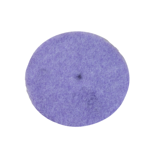 PURPLE WOOL PAD 6.5IN