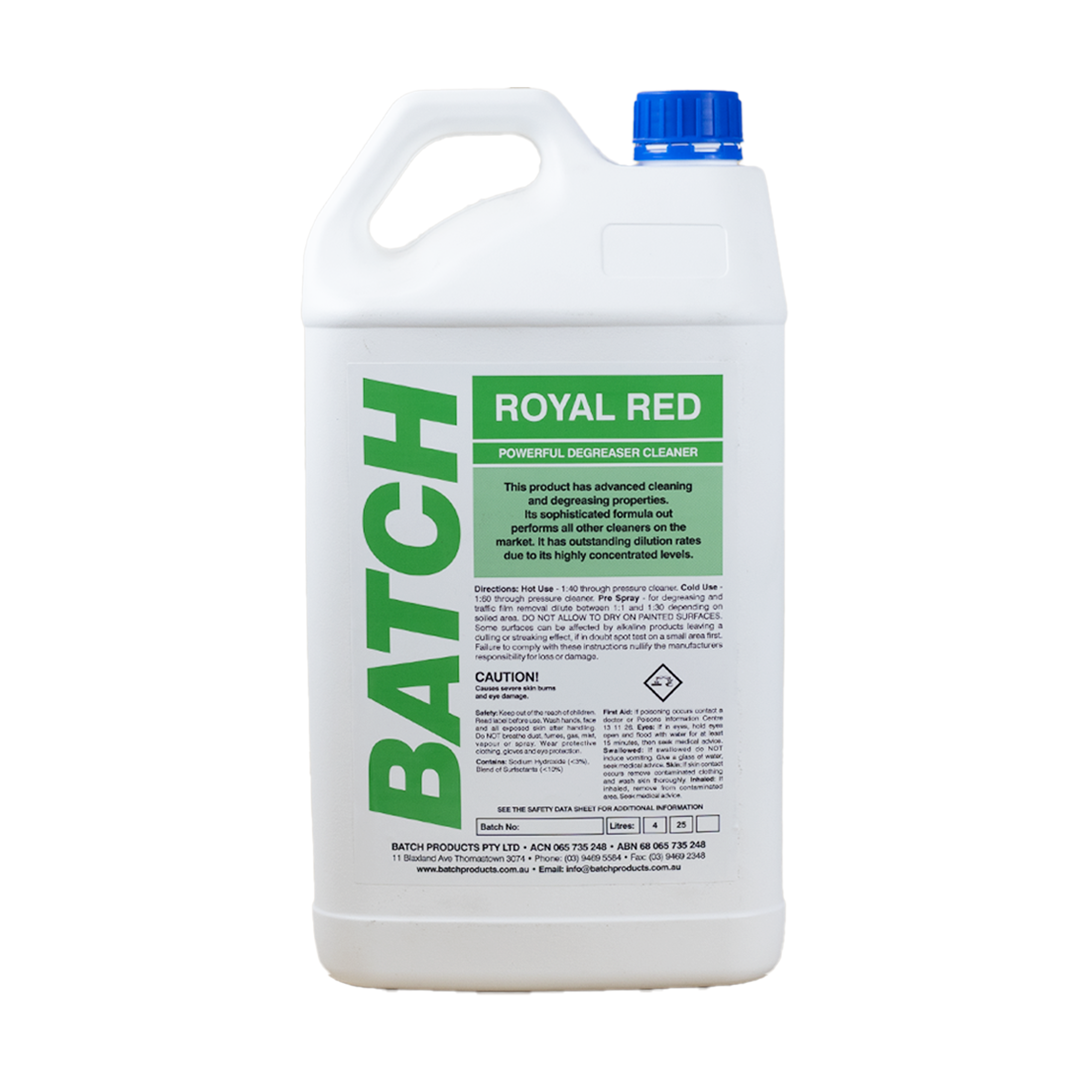 Raoyal Red ROYAL RED – Batch Products