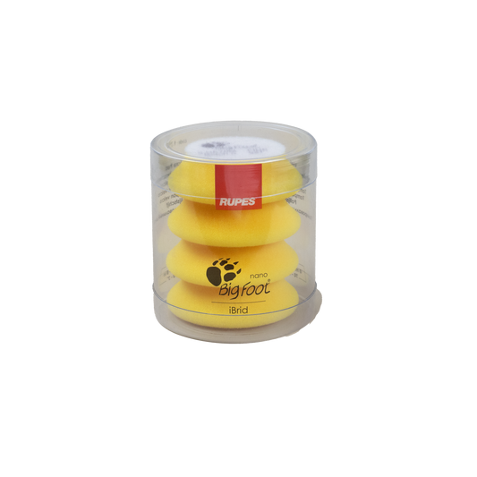 RUPES BIGFOOT YELLOW FINE 3 PAD PACKET OF 4