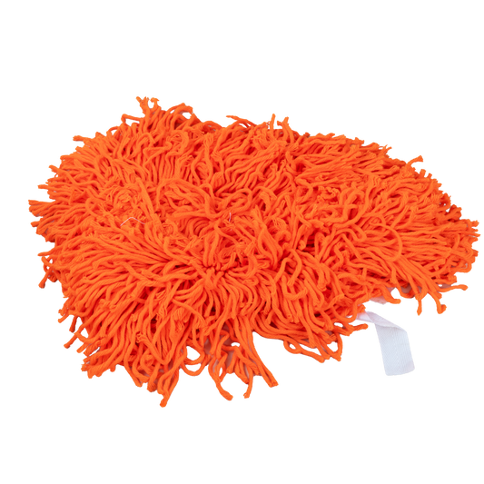 ORANGE CAR WASH MOP HEAD